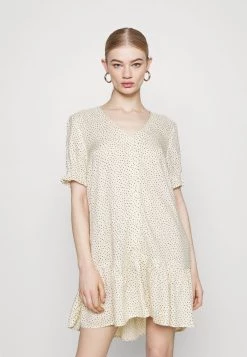 Monki Damen Freizeitkleid - Yellow Dusty Light