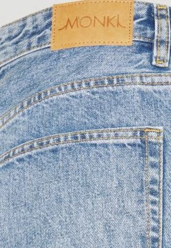 Monki Damen Jeans Straight Leg - Blue Medium Dusty -Monki Verkäufe 2022 d6aedfd97033498a84408f86166cddf0