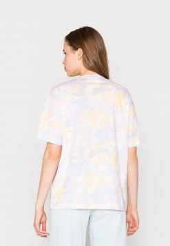 Monki Damen T-Shirt Print - White Light/pastel -Monki Verkäufe 2022 d6ed4a46be194c79be62ec19c781aeef