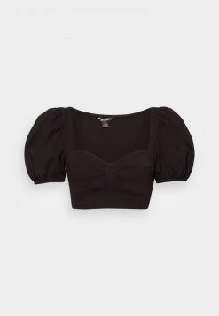 Monki Damen T-Shirt Basic - Black -Monki Verkäufe 2022 d7f308ea3a6e4d75bc1f415706178fd8