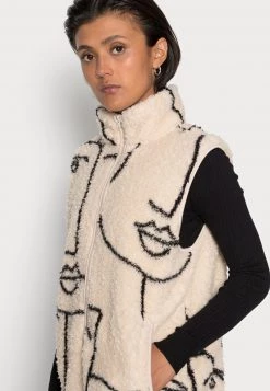 Monki Damen Weste - Beige Dusty Light -Monki Verkäufe 2022 d8e3326b59a84134a95a21eedd9acd4b