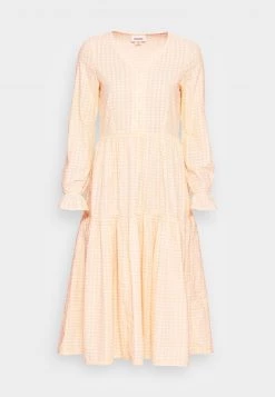 Monki Damen Freizeitkleid - Yellow Gingham -Monki Verkäufe 2022 d9a43192496247bda55d67d501be5b9e