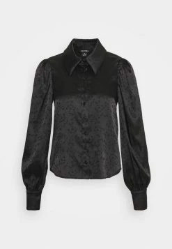 Monki Damen NALA BLOUSE - Hemdbluse - Black -Monki Verkäufe 2022 da477b66df9b484eab02c0dfd31de97c