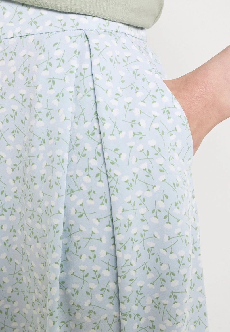 Monki Damen A-Linien-Rock - Blue Dusty Light 3 Monki Damen A-Linien-Rock - Blue Dusty Light – Bild 3