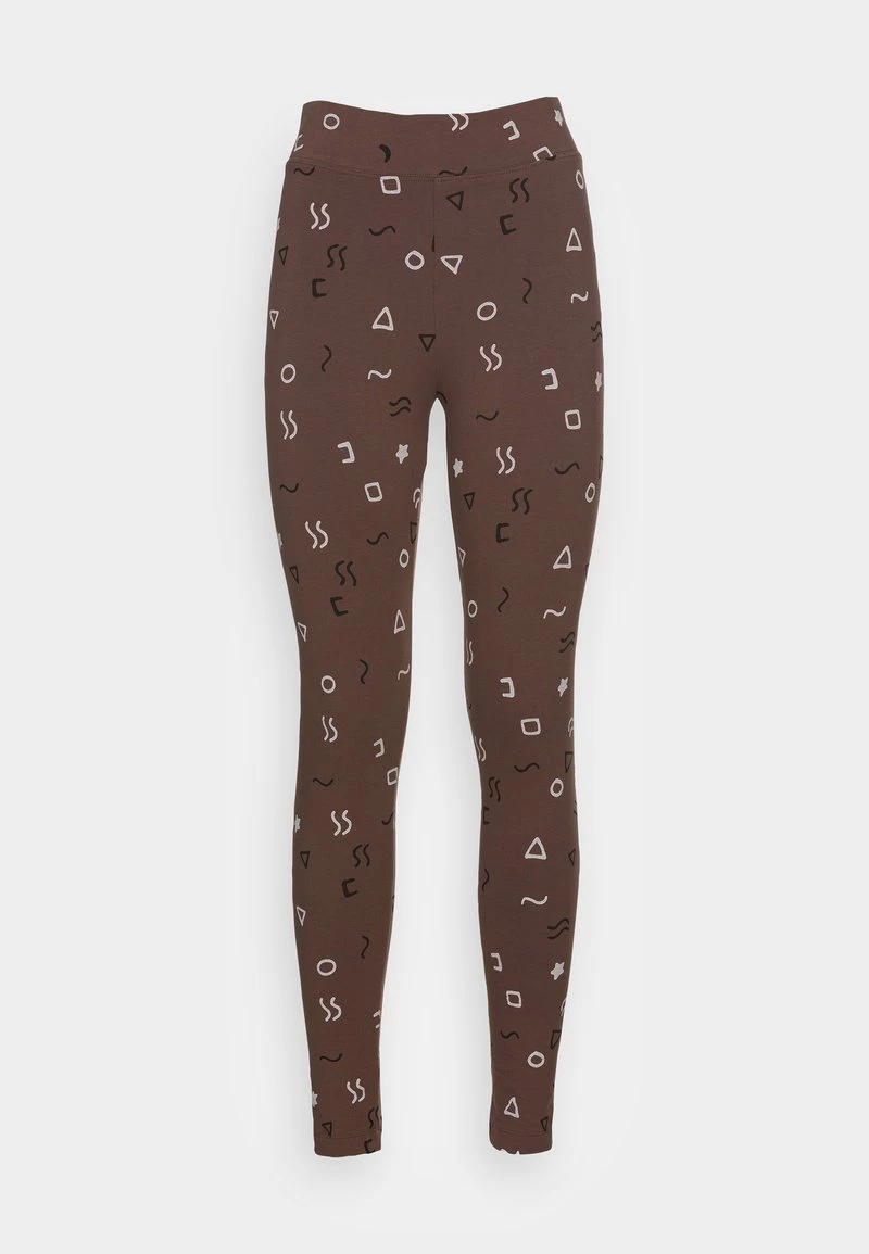 Monki Damen Leggings - Hosen - Brown Forms Black/white 4 Monki Damen Leggings - Hosen - Brown Forms Black/white – Bild 4