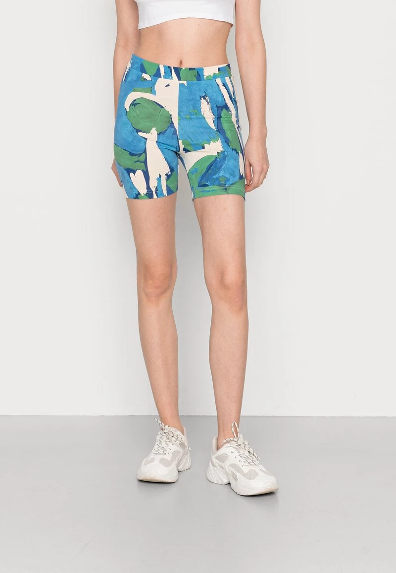 Monki 2 PACK - Shorts - Black/artsy Blue Print | Damen 2 Monki 2 PACK - Shorts - Black/artsy Blue Print | Damen – Bild 2