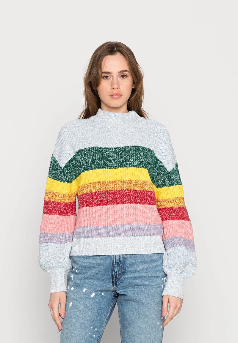 Monki Damen Strickpullover - Multi Coloured 1 Monki Damen Strickpullover - Multi Coloured
