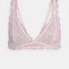 Monki Damen Triangel BH - Pink
