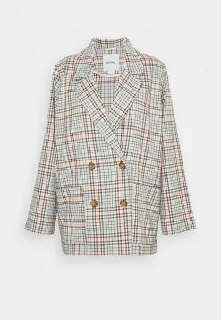 Monki Damen Blazer - White Dusty Light/emerald -Monki Verkäufe 2022 dbd2d9701489433fa343b3706d24b6c8