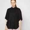 Monki Damen Hemdbluse - Black Dark