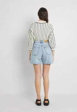Monki Damen Jeans Shorts - Blue Dusty Light/light Blue -Monki Verkäufe 2022 dc997dcc639e4752a733fdad570a2f37