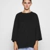 Monki Damen Langarmshirt - Black