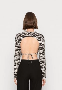 Monki Damen Langarmshirt - Black Dark -Monki Verkäufe 2022 dd2b9854567941578095a16093d02c03