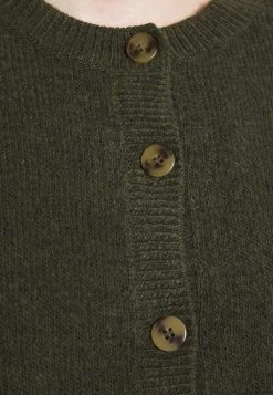 Monki Damen Strickjacke - Dark Green -Monki Verkäufe 2022 ddbb20a77ffd42e88913aededcd243c2