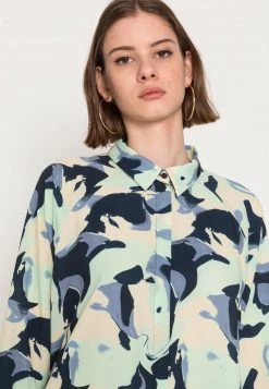 Monki Damen Blusenkleid - Blue Dark/pastelldream -Monki Verkäufe 2022 de75329a6eeb4a9f91c08c80a9153a43