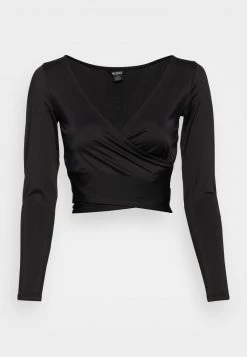 Monki Damen Langarmshirt - Black -Monki Verkäufe 2022 df859057fc6f4c6c9011957314c8bbd8