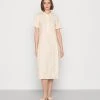 Monki Damen Blusenkleid - Yellow Solid