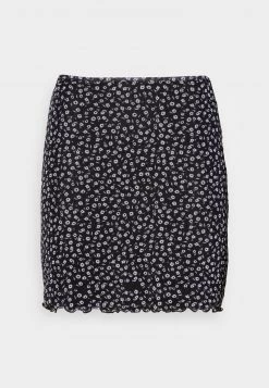 Monki Damen Minirock - Black Dark -Monki Verkäufe 2022 dfb215148730420d99784571ba5d4aec