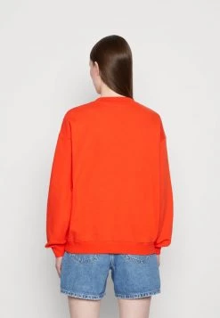Monki Damen Sweatshirt - Orange Bright -Monki Verkäufe 2022 e03503ef1eb543baa986ddc08d37c33b