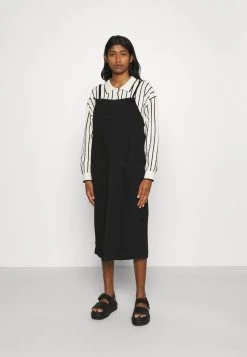 Monki Damen Jeanskleid - Black Dark