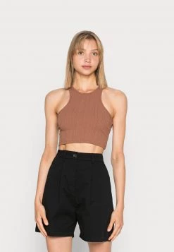 Monki 2 PACK - Top - Brown/medium Dusty | Damen -Monki Verkäufe 2022 e0e92fbd12274bd8ab65c993b964060d
