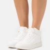 Monki Damen Sneaker High - White