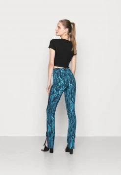 Monki Stoffhose - Partywood Blue | Damen -Monki Verkäufe 2022 e232d1b9a7a24f6c9c208bbc40584e45