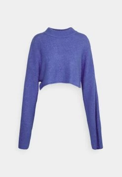 Monki Damen Strickpullover - Blue -Monki Verkäufe 2022 e282d873edd346dc857d646e7d072b19