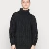 Monki Damen Strickpullover - Black