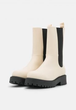 Monki Damen Plateaustiefel - White Dusty Light -Monki Verkäufe 2022 e33d8e50ac714a038d793d6b19c5d5f0