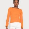 Monki Damen Langarmshirt - Orange