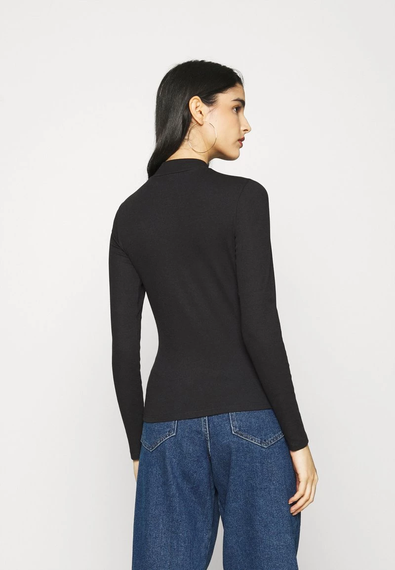 Monki Langarmshirt - Dark Grey | Damen 3 Monki Langarmshirt - Dark Grey | Damen – Bild 3