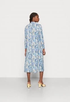 Monki Damen Freizeitkleid - Blue Dusty Light Bigretro -Monki Verkäufe 2022 e54c9111e0a74273adde591d5d88efe0