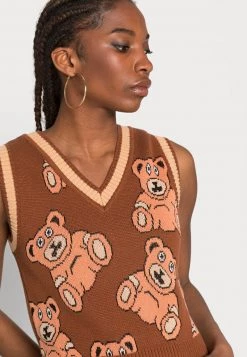 Monki Damen Strickpullover - Many Teddybears -Monki Verkäufe 2022 e628215043b44412ba4f54d0bdc45e33