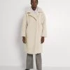 Monki Damen Wintermantel - Beige