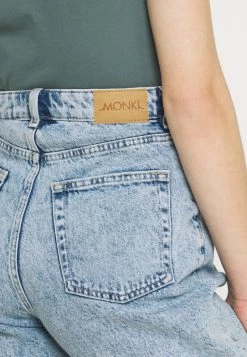 Monki Damen Jeans Shorts - Blue Dusty Light -Monki Verkäufe 2022 e707ad9cef5c446488ee3ce077841172