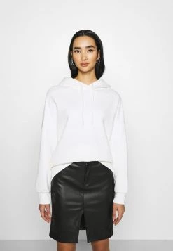 Monki Damen Kapuzenpullover - White
