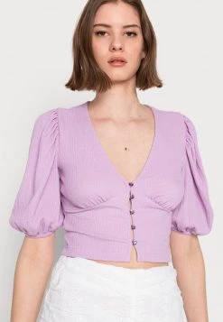Monki Damen Bluse - Lilac Purple Light -Monki Verkäufe 2022 e78fc01cef514c528c83ac54e9794945