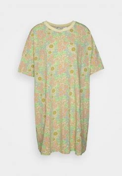 Monki Damen Nachthemd - Yellow Retropastel