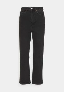 Monki Damen Jeans Straight Leg - Black Dark -Monki Verkäufe 2022 e9519742a6274e9bb318695bbdaae4ea