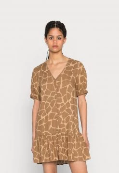 Monki Damen Freizeitkleid - Giraff