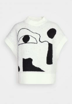 Monki Damen Strickpullover - White With Black Print 8 Monki Damen Strickpullover - White With Black Print -Monki Verkäufe 2022 e9a40d71ab8443cbbd932197a45acb3d