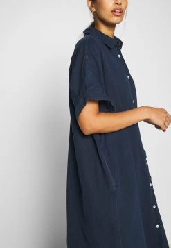 Monki Blusenkleid - Blue | Damen -Monki Verkäufe 2022 e9d593551bed472793caccaf9346e6d0