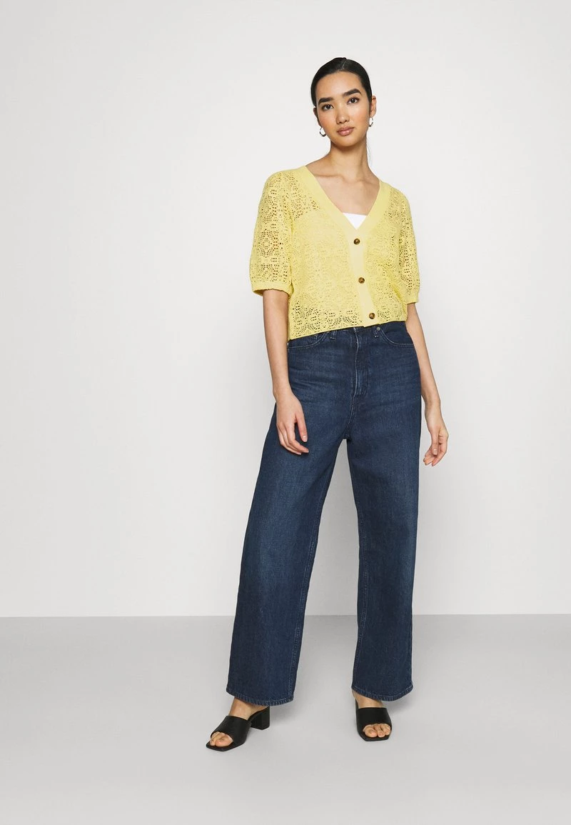 Monki Damen Strickjacke - Yellow 2 Monki Damen Strickjacke - Yellow – Bild 2