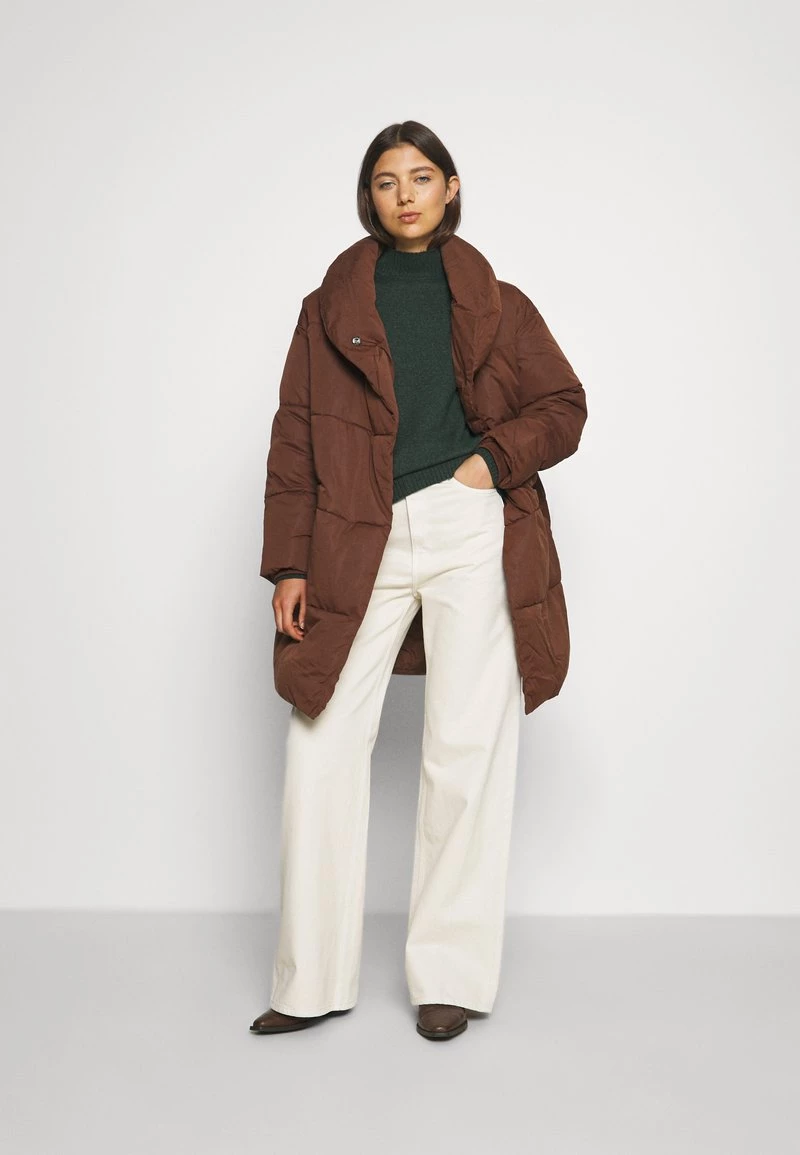 Monki Damen Wintermantel - Dark Unique Brown 2 Monki Damen Wintermantel - Dark Unique Brown – Bild 2