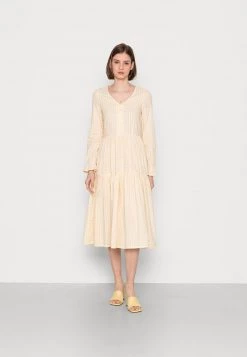 Monki Damen Freizeitkleid - Yellow Gingham