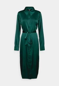 Monki Damen Blusenkleid - Green Dark