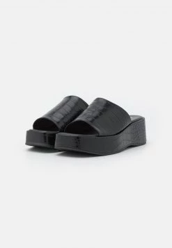 Monki Damen VEGAN CATALINA - Pantolette Hoch - Black Dark -Monki Verkäufe 2022 eb6471d7fdc84c9090f76c2cf6aef363