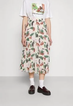 Monki Damen A-Linien-Rock - Nude