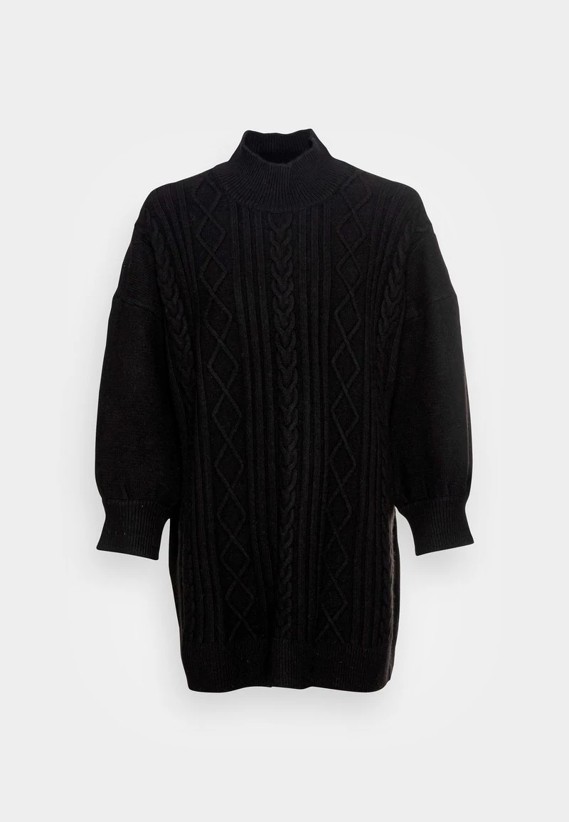 Monki Damen Strickkleid - Black Dark 4 Monki Damen Strickkleid - Black Dark – Bild 4